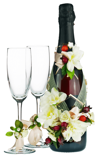Wedding Toast Champagne Set